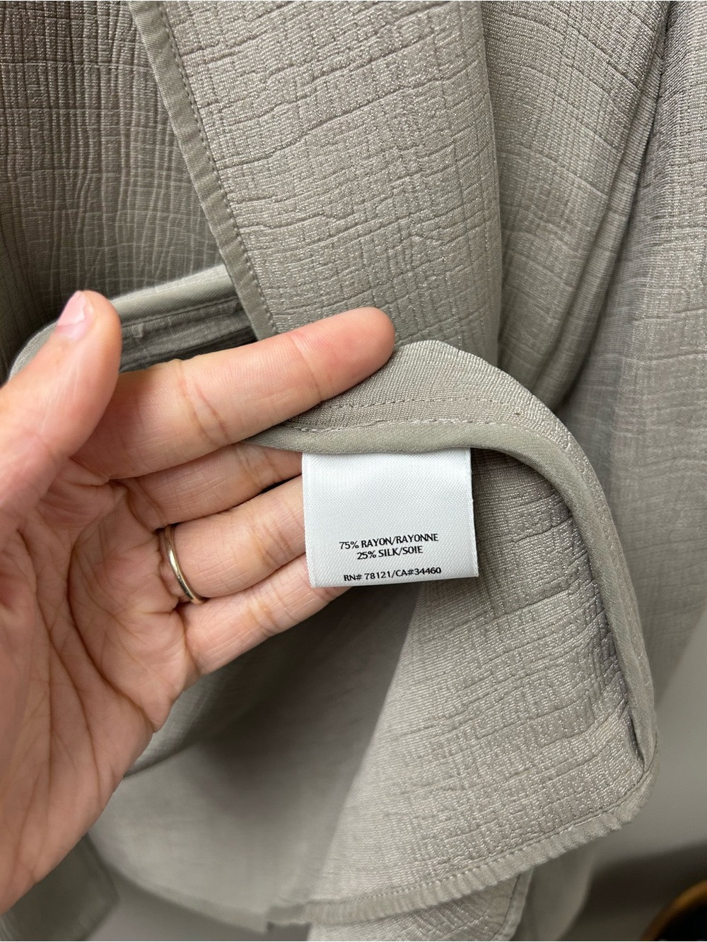 Eileen Fisher Women’s Gold Mirage Blazer Jacket - Picture 7 of 7